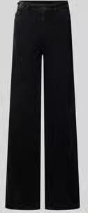 Liu Jo White flared fit jeans van katoenmix
