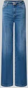 Liu Jo White flared fit jeans van katoenmix