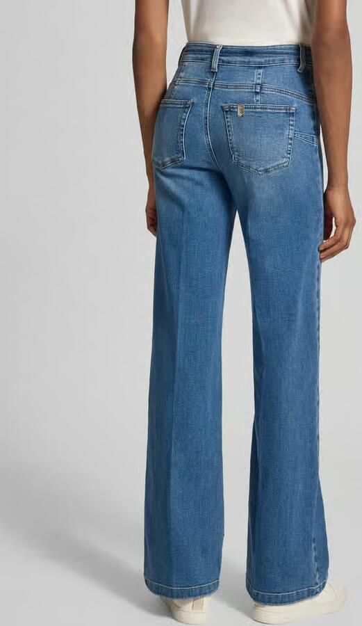 Liu Jo White flared fit jeans van katoenmix - Foto 3
