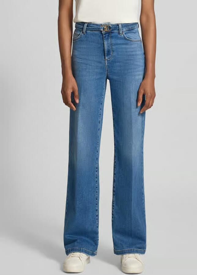Liu Jo White flared fit jeans van katoenmix - Foto 2