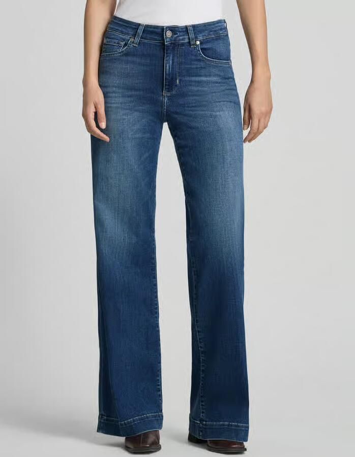 Liu Jo White flared fit jeans van katoenmix - Foto 2