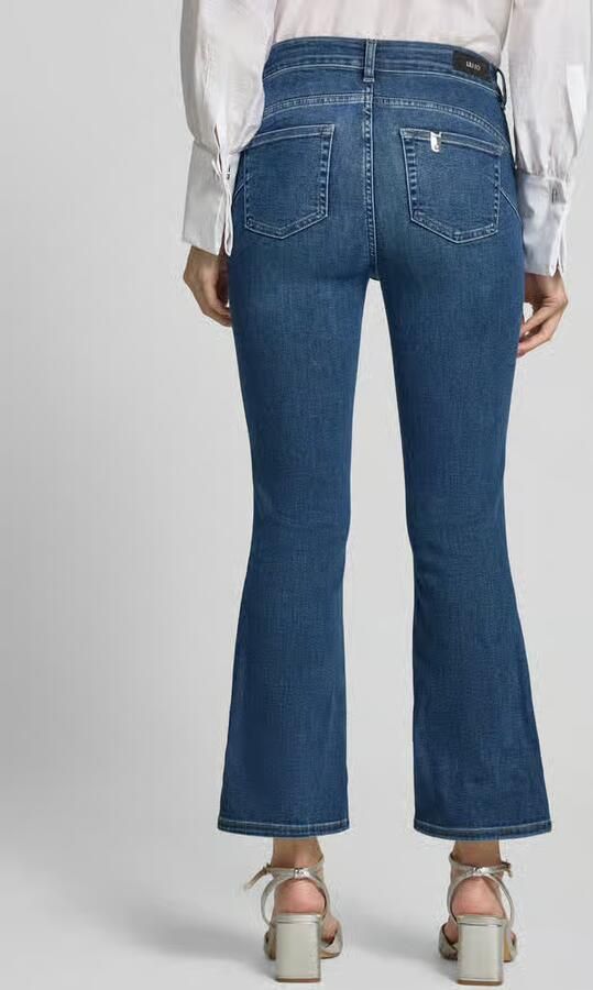 Liu Jo White flared fit jeans van katoenmix met lyocell-aandeel model 'Princess'