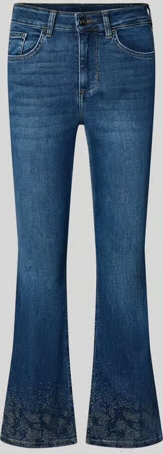 Liu Jo White flared fit jeans van katoenmix met lyocell-aandeel model 'Princess' - Foto 2