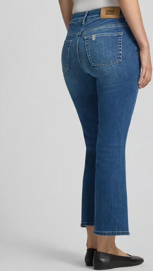 Liu Jo White flared fit jeans van katoenmix model 'Authentic'