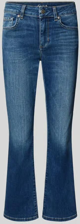 Liu Jo White flared fit jeans van katoenmix model 'Authentic' - Foto 3