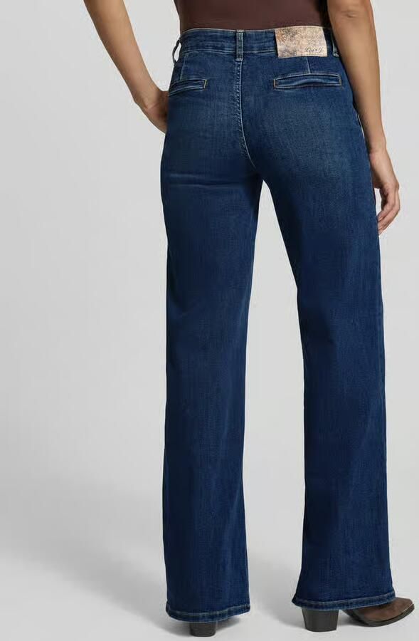 Liu Jo White flared jeans in used-look met steekzakken - Foto 2