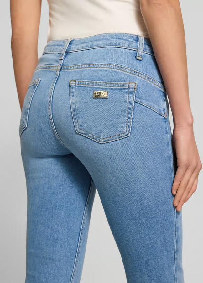 Liu Jo White Flared Jeans met 5-pocketmodel Model 'Fly' - Foto 2