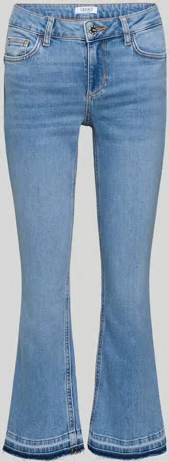 Liu Jo White Flared Jeans met 5-pocketmodel Model 'Fly' - Foto 3