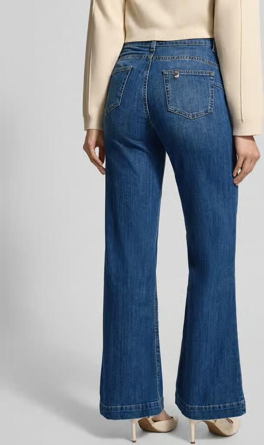 Liu Jo White Flared Jeans met knopen - Foto 3