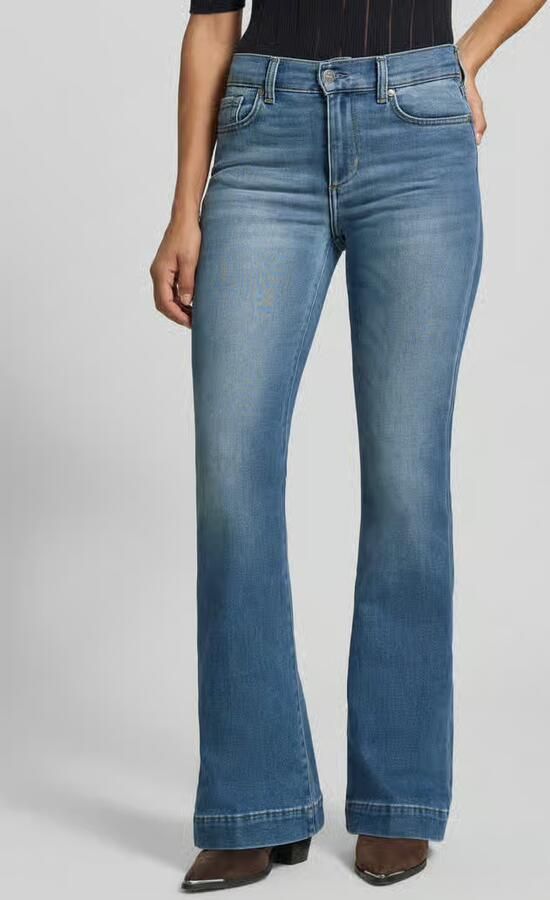 Liu Jo White flared jeans met steekzakken - Foto 2