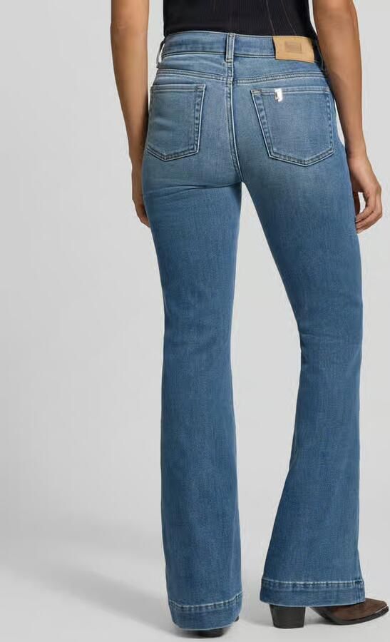 Liu Jo White flared jeans met steekzakken - Foto 3