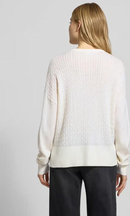 Liu Jo White Gebreid jack met knoopsluiting - Foto 3