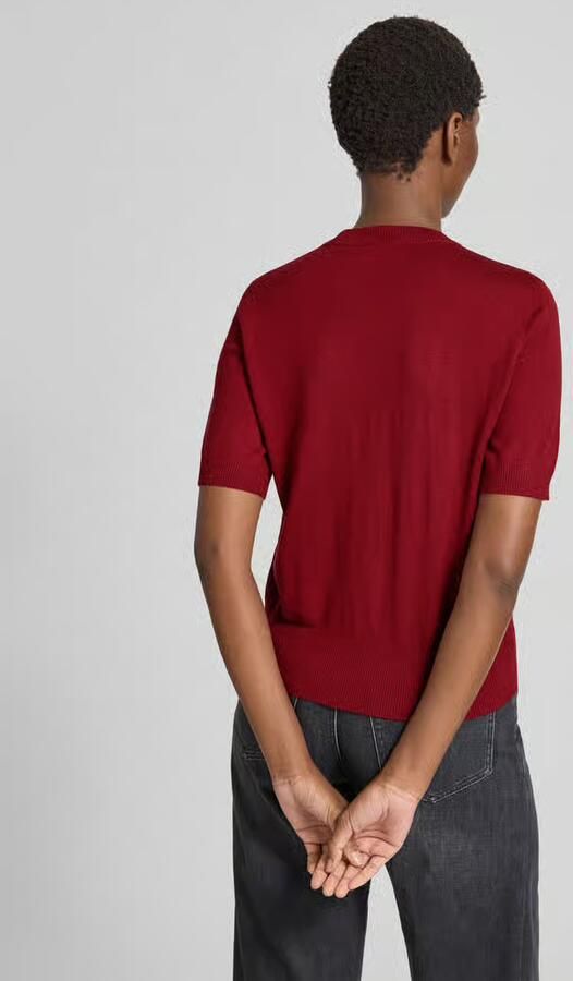 Liu Jo White Gebreid shirt met ronde hals