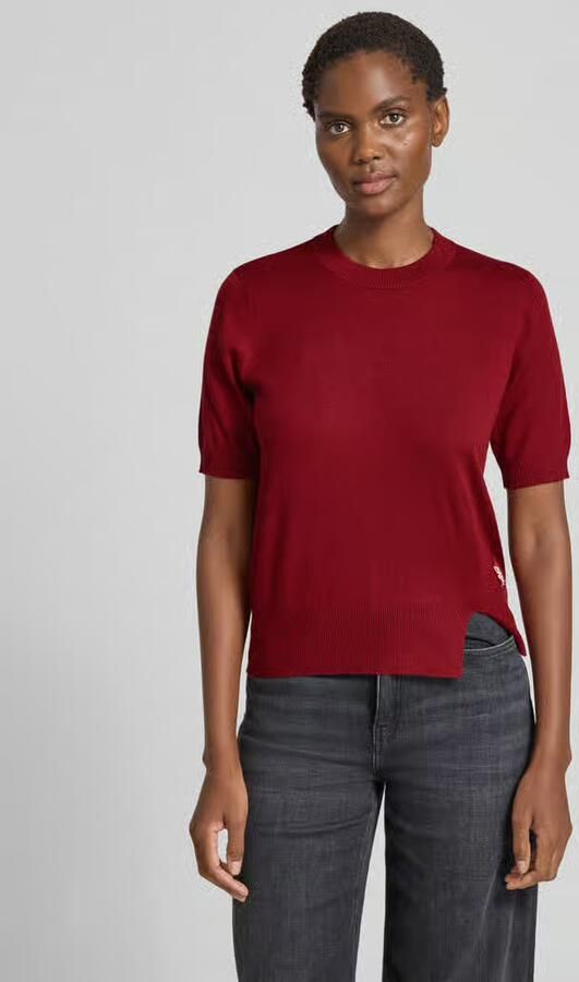 Liu Jo White Gebreid shirt met ronde hals - Foto 2