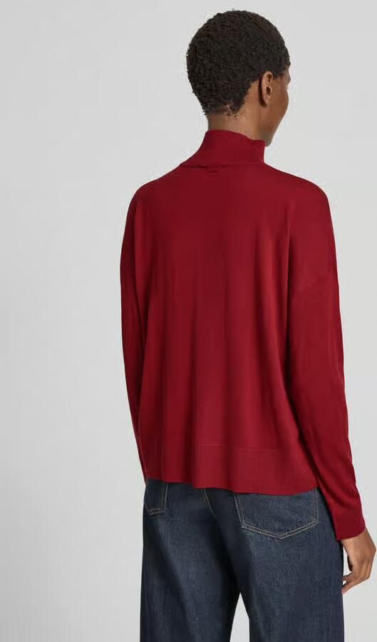 Liu Jo White Gebreide pullover van een mix van wol en viscose