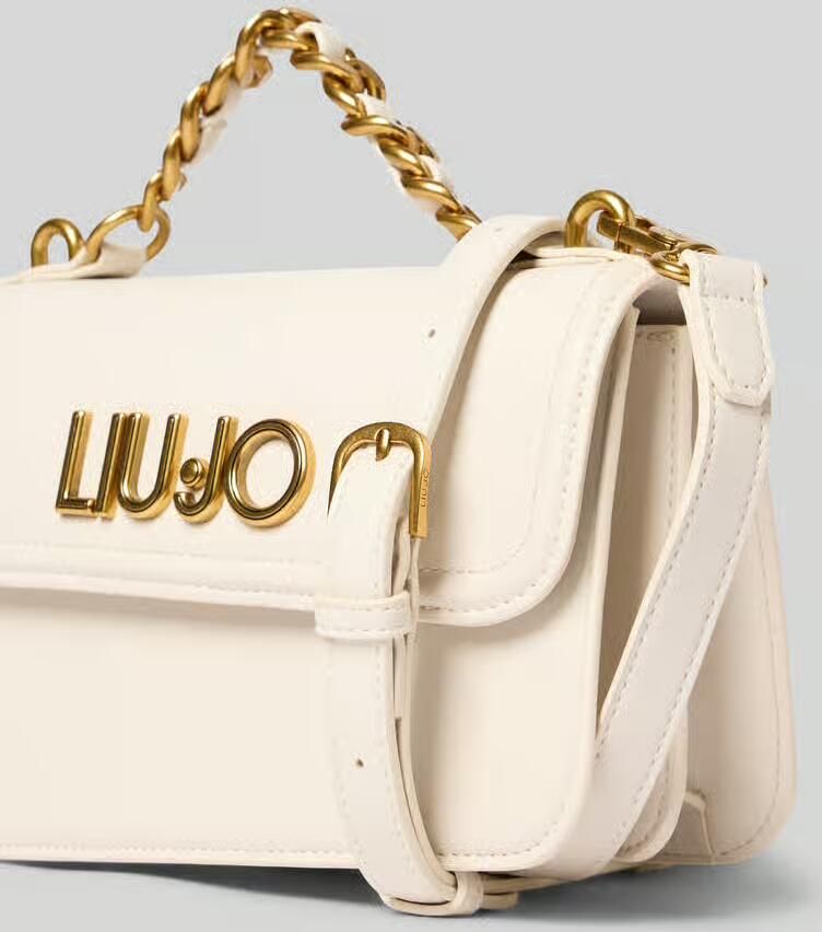 Liu Jo White Handtas met labelapplicatie