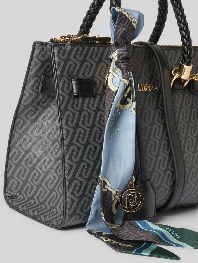 Liu Jo White Handtas met labelapplicatie in all-over look