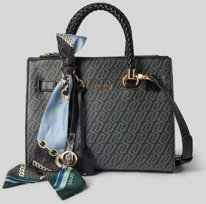 Liu Jo White Handtas met labelapplicatie in all-over look - Foto 2