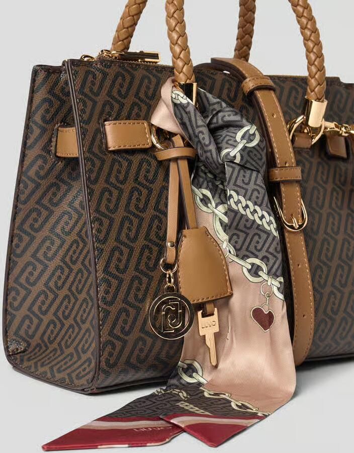 Liu Jo White Handtas met labelapplicatie in all-over look