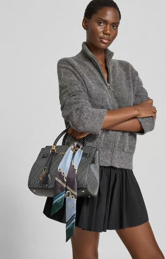 Liu Jo White Handtas met labelapplicatie in all-over look - Foto 4