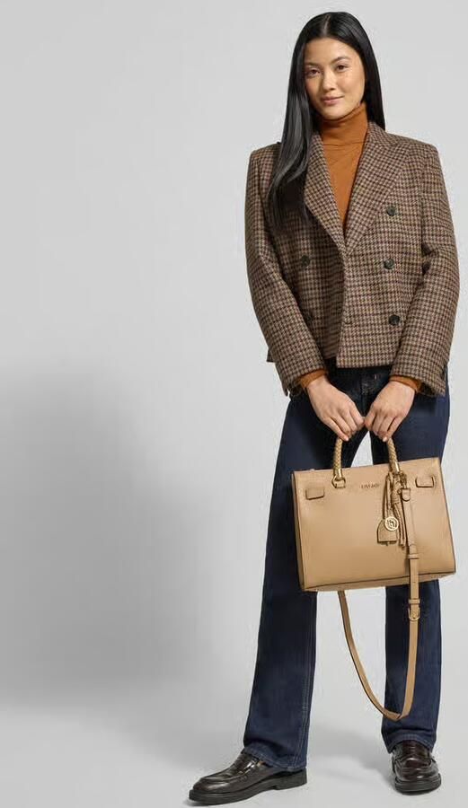 Liu Jo White Handtas met labelapplicatie model 'MANHATTAN' - Foto 5