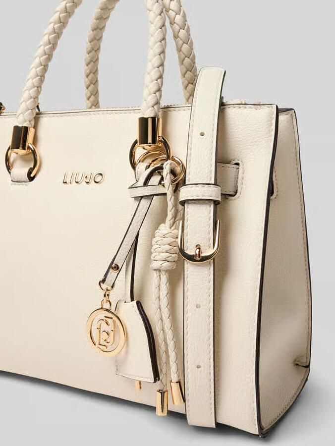 Liu Jo White Handtas met labelapplicatie model 'SATCHEL MANHATTAN'