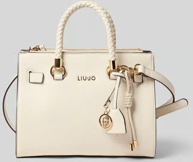 Liu Jo White Handtas met labelapplicatie model 'SATCHEL MANHATTAN' - Foto 2