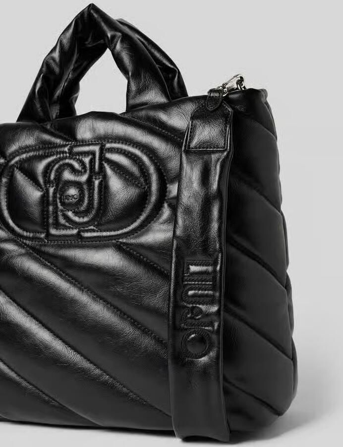 Liu Jo White Handtas met labelstitching model 'FELCE ESC' - Foto 2