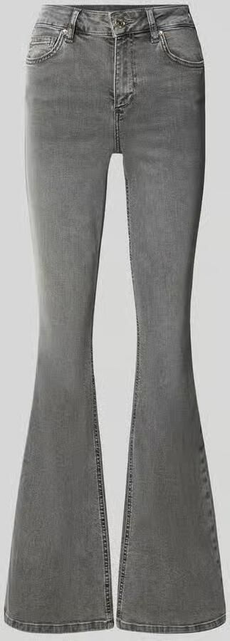 Liu Jo White High waist jeans met achterzakken model 'UP BEAT'