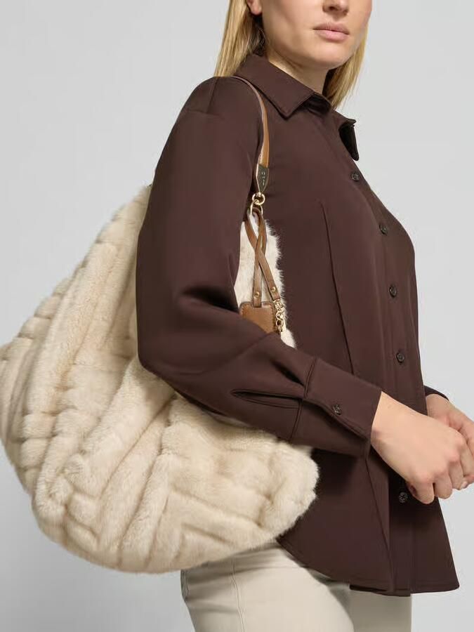 Liu Jo Schoudertassen Foulard Bag Hobo Bag Ecru One size - Foto 5