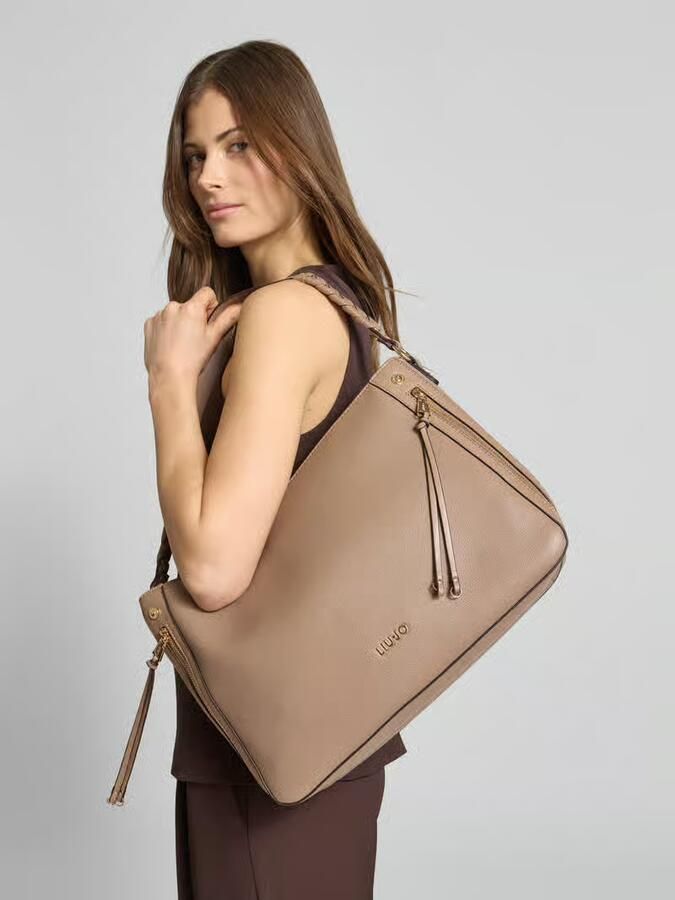 Liu Jo White Hobo tas met labeldetail model 'GIHEN' - Foto 4