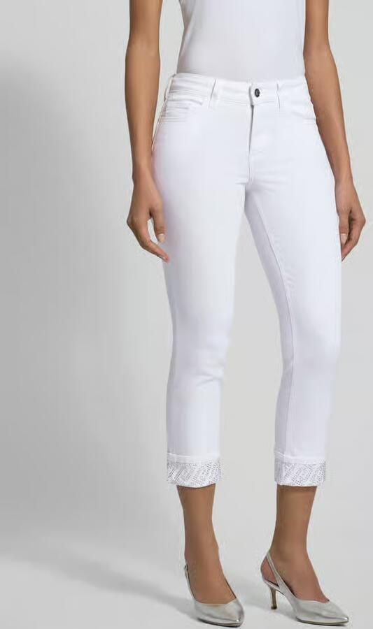 Liu Jo White Jeans met 5-pocketmodel Model 'MONROE' - Foto 2
