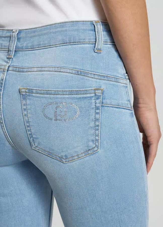Liu Jo White Jeans met knoopsluiting Model 'MONROE'