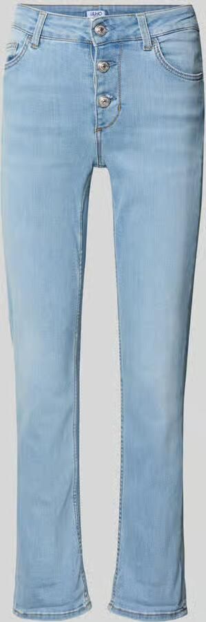 Liu Jo White Jeans met knoopsluiting Model 'MONROE' - Foto 2