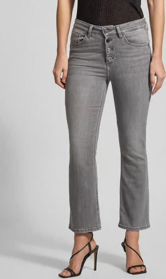 Liu Jo White Jeans met knoopsluiting model 'PRINCESS' - Foto 3