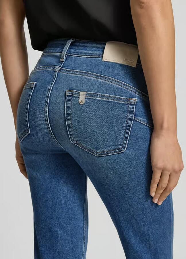 Liu Jo White Jeans met steekzakken model 'MONROE' - Foto 2