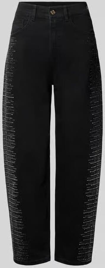 Liu Jo White Jeans van katoenmix met strass-steentjes - Foto 2