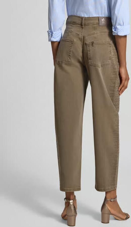 Liu Jo White Jeans van katoenmix met strass-steentjes - Foto 3