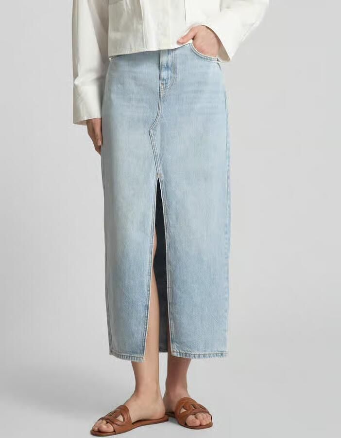 Liu Jo White Jeansrok in 5-pocketmodel model 'GONNA LUNGA' - Foto 2