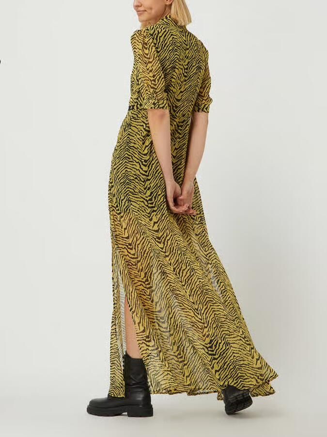 Liu Jo White Maxi-jurk van chiffon
