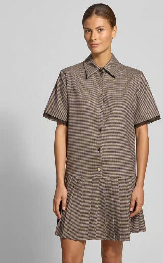 Liu Jo White Mini-jurk met knoopsluiting model 'ABITO TINTO FILO' - Foto 3