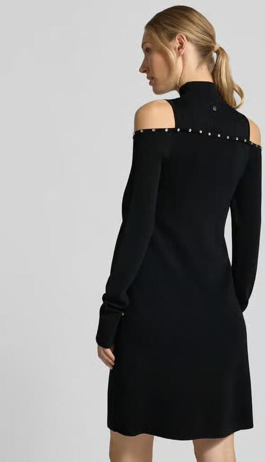 Liu Jo White Mini-jurk van viscosemix model 'Abito Maglia Corto' - Foto 3