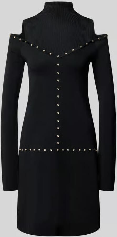 Liu Jo White Mini-jurk van viscosemix model 'Abito Maglia Corto' - Foto 3