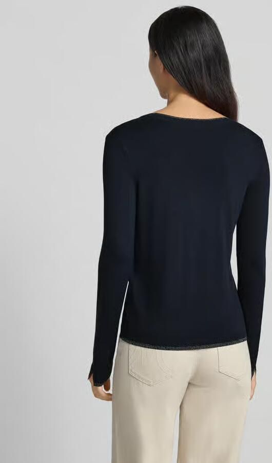 Liu Jo White Pullover van viscosemix model 'Maglia Chiusa'