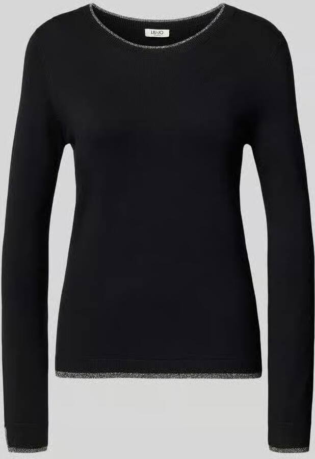 Liu Jo White Pullover van viscosemix model 'Maglia Chiusa'