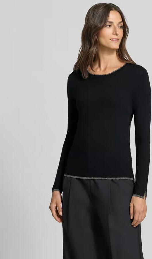 Liu Jo White Pullover van viscosemix model 'Maglia Chiusa' - Foto 3