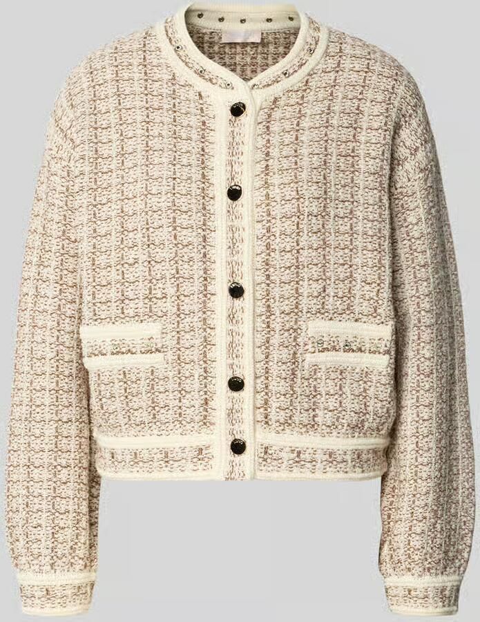 Liu Jo White regular fit jack met strass-steentjes - Foto 2
