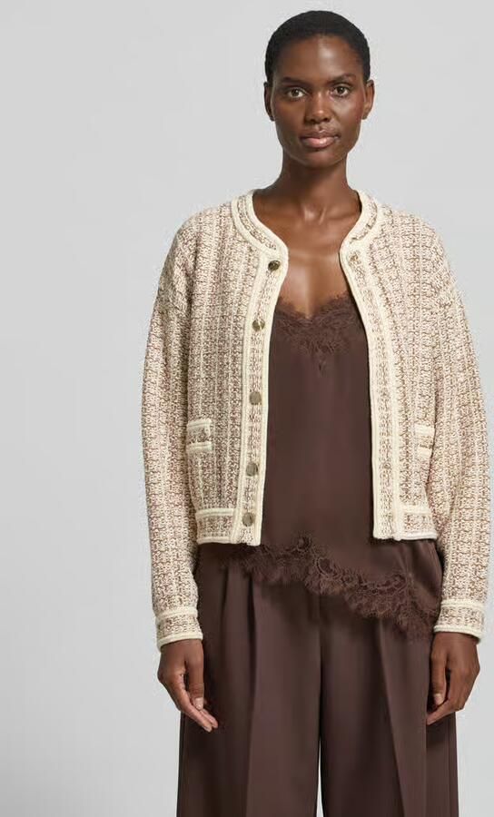Liu Jo White regular fit jack met strass-steentjes - Foto 4