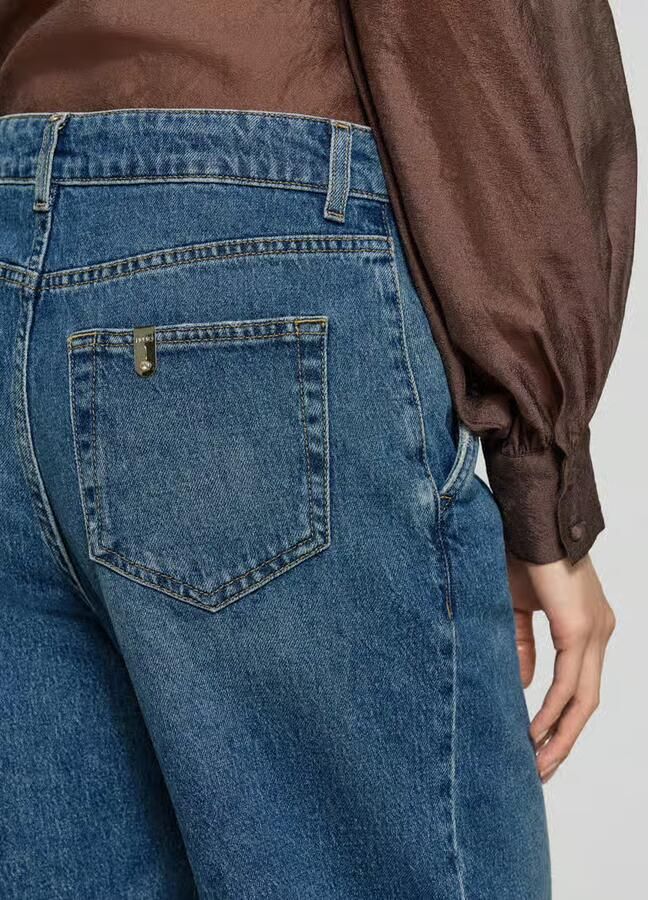 Liu Jo White Regular fit jeans van katoenmix met siersteentjes - Foto 2