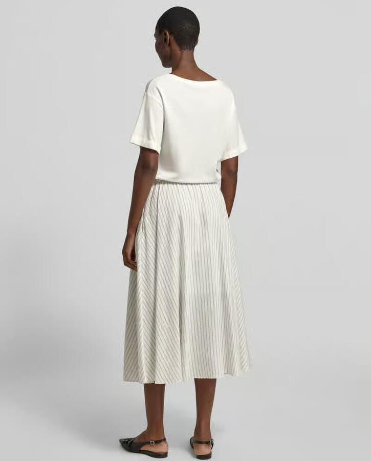 Liu Jo White regular fit midi-jurk met borstzak - Foto 5